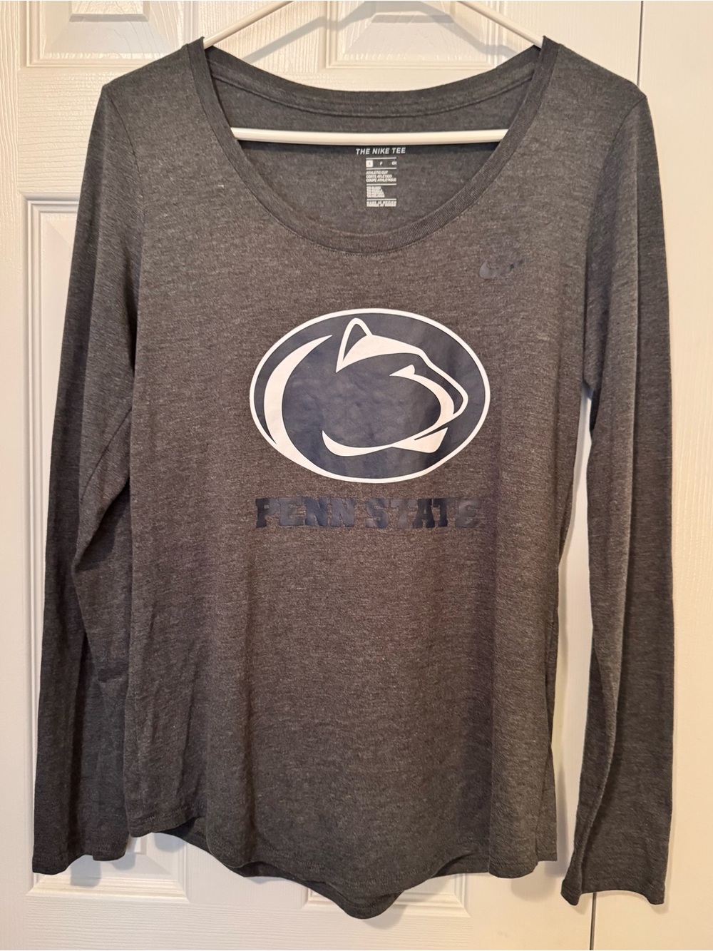 Penn State Grey Long Sleeve Tee - Nike